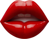 Obiect de perete Buze, roșu, modern, obiect decorativ, motiv buze, decorare cameră, decor pentru rafturi, accesoriu, living, hol, birou, dormitor, 30 x 23 x 8 cm (H/W/D) Statuete si sculpturi Naty Shop Titlu implicit