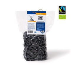 PAKKA - Organic Fairtrade Black Beauty Raisins 600gr, struguri organici, fără semințe, negri, uscați la soare, fără ulei, deci lipicioși, nesulfurați, direct de la micii fermieri din Samarkand în Uzbekistan Produse deshidratate Naty Shop