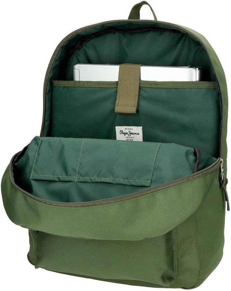 Pepe Jeans Cross An Trolley Rucsac personalizabil Verde 32x44x15 cms Poliester 0 21.12L Rucsacuri si ghiozdane premium Naty Shop