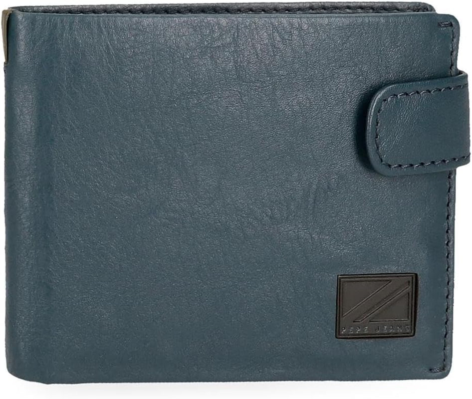 Pepe Jeans Marshal închidere portofel, închidere portofel Portofel Barbati Naty Shop Albastru