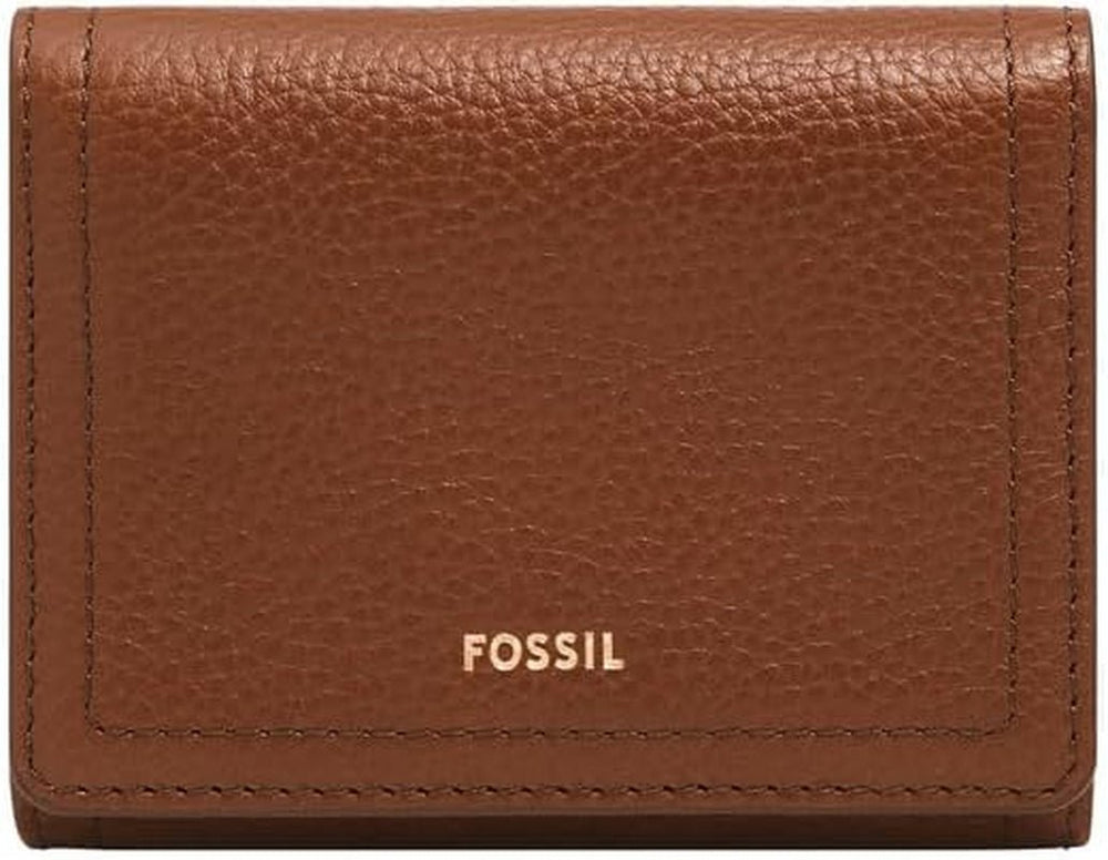 Portofel Fossil Logan Tri-Fold pentru femei, maro Portofel Femei Naty Shop Titlu implicit