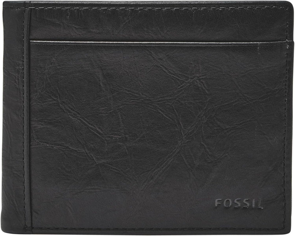 Portofel pentru bărbați Fossil Portofel Barbati Naty Shop Negru flip ID