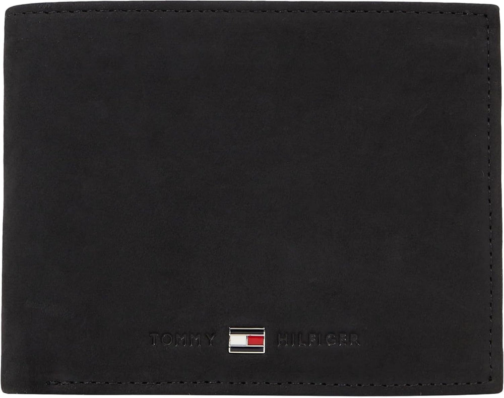 Portofel pentru bărbați Tommy Hilfiger Johnson cu buzunar pentru monede Portofel Barbati Naty Shop Negru