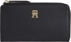 Portofel pentru femei Tommy Hilfiger Slim Large, negru (Black), Onesize Portofel Femei Naty Shop Titlu implicit
