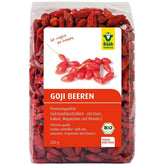 Raab Vitalfood fructe de goji organice, de calitate superioară, cu reziduuri controlate, testate în laborator, nesulfurate, fără aditivi, vegane, bogate în fier natural, potasiu, vitamina C, wolfberry, 1 pachet (250 g) Produse deshidratate Naty Shop 250 grame