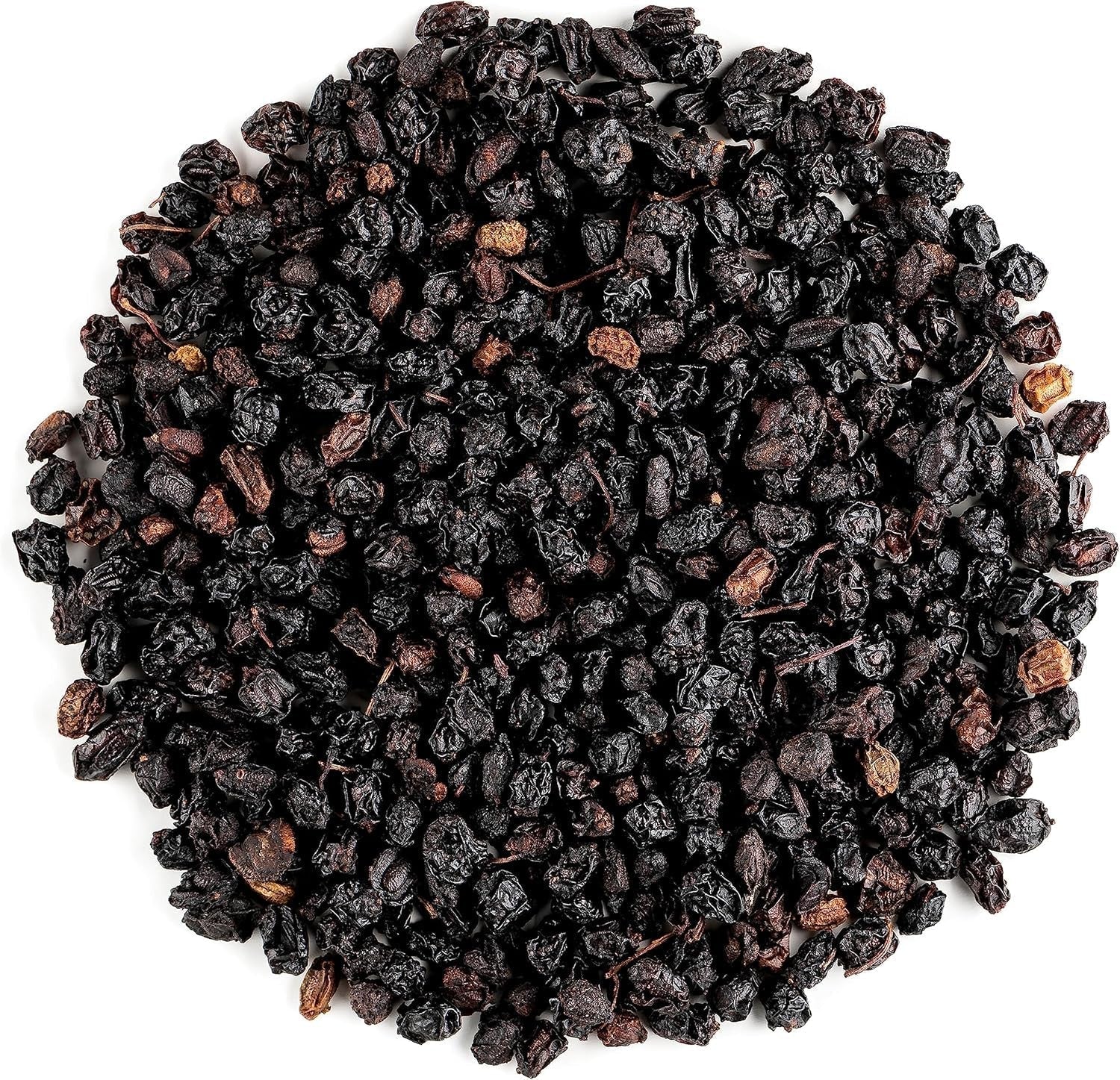 Sambuca neagră organică de soc - fructe de sambucus întregi - fructe de soc Produse deshidratate Naty Shop 200 G (1 pachet) Soc negru