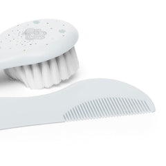 Suavinex 3162384 Pieptene cu perie, albastru Copii - Baie si Skincare Naty Shop