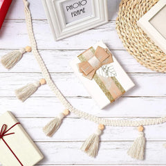 Tapiserie bucati franjuri ghirlanda banner bumbac tesute Casa - Accesorii si Decoratiuni Naty Shop