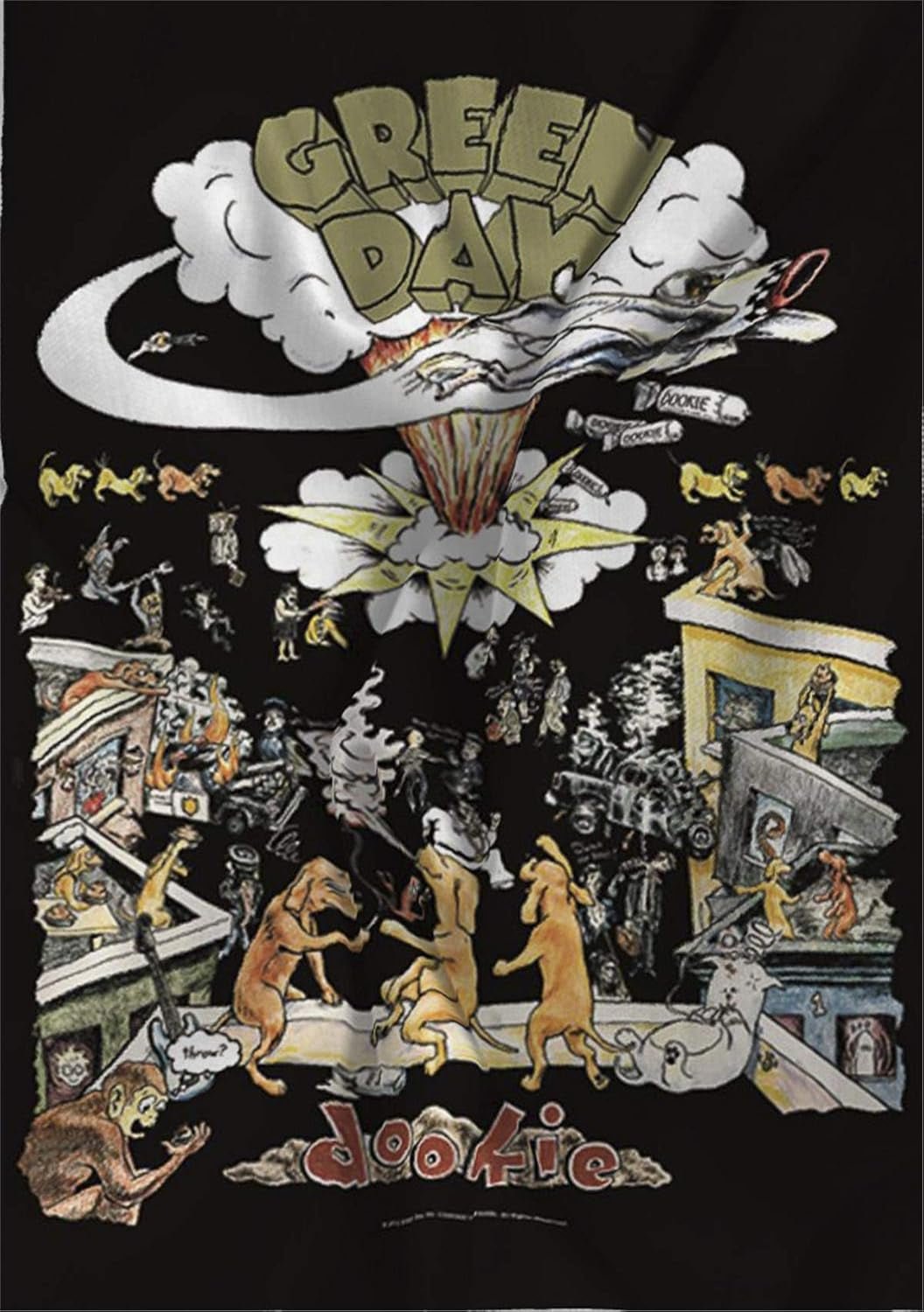 Tapiserie heart rock bandiera originale green day dookie Casa - Accesorii si Decoratiuni Naty Shop