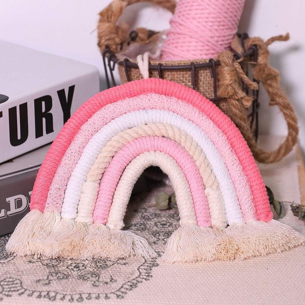 Tapiserie tesute curcubeu boem acasa arta colorata Casa - Accesorii si Decoratiuni Naty Shop