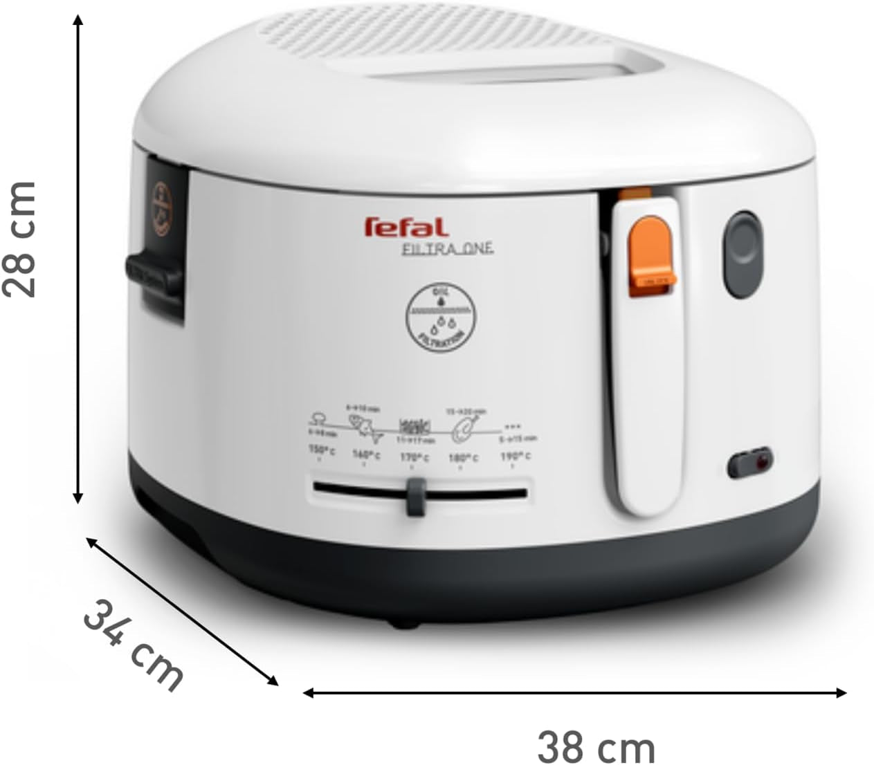 Tefal FF1631 Filtra One fryer, 1,900 W, Capacity 1.2 kg Household appliances Naty Shop