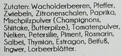 Wild Gewürz 400 g, 1er Pack (1x 0.4 kg)