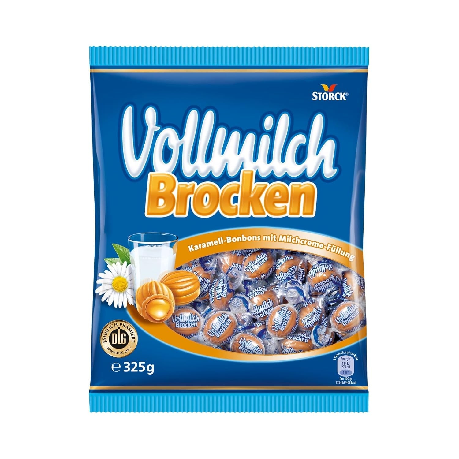Storck, drops with various fillings, large packages Naty Shop 1 X 325G Vollmilch Brocken