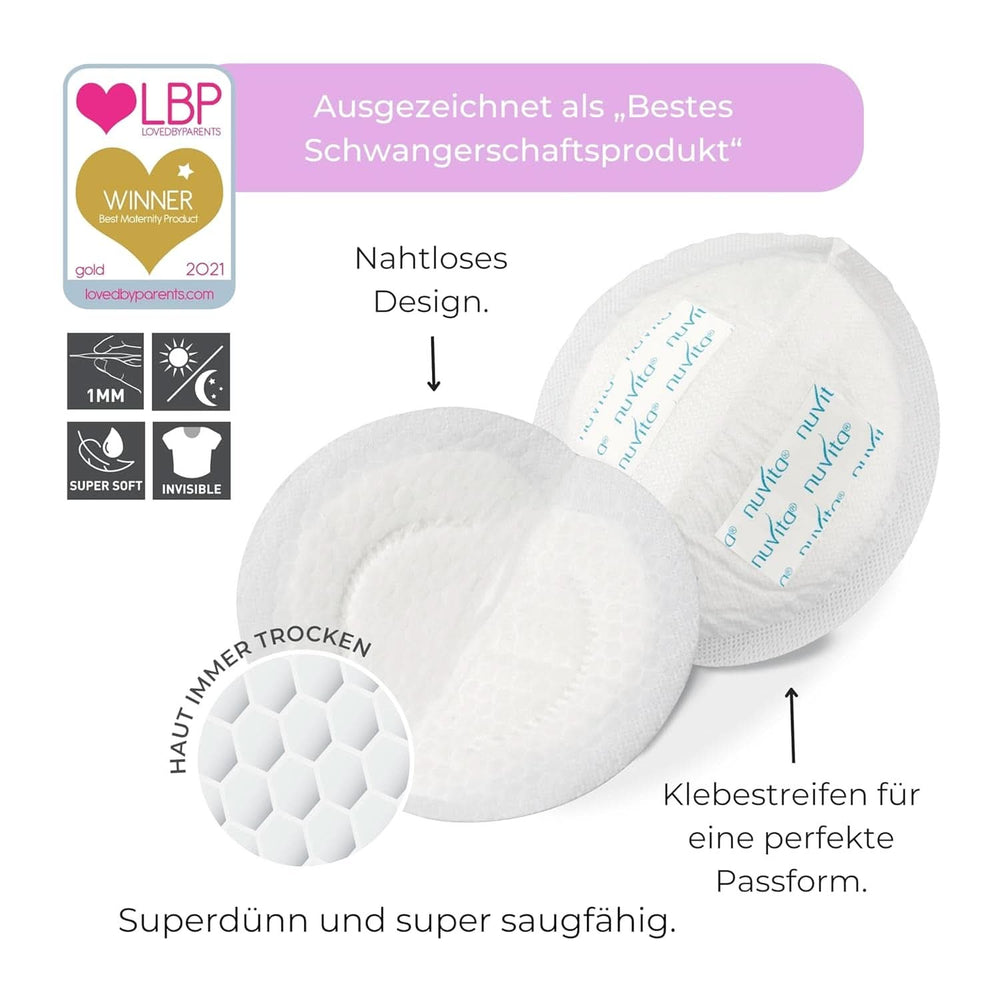 Nuvita 1202 - Absorbents for day and night breastfeeding Accessories Food and Breastfeeding Bebe Naty Shop