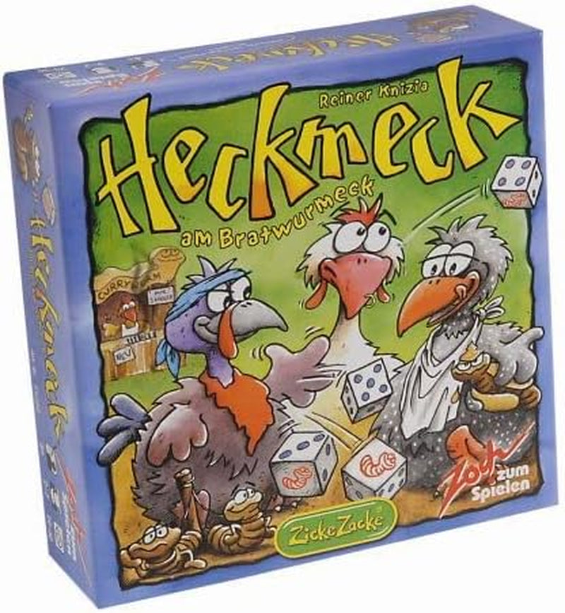 Zoch 601125200 – Heckmeck am Bratwurmeck – the turbulent dice game in the popular chicken frame for smart birds who have smelled the bratwurmeck worm, from 8 years