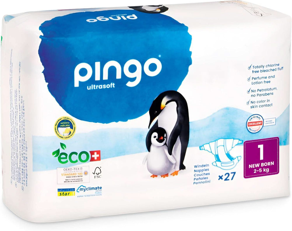 Pingo Ultrasoft, ecological diapers, size 1 and 2 Mother and Child Naty Shop
