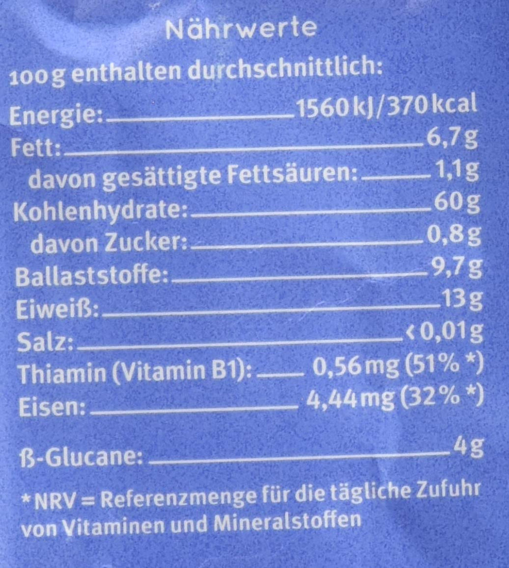 Organic hof oat flakes, 475 g