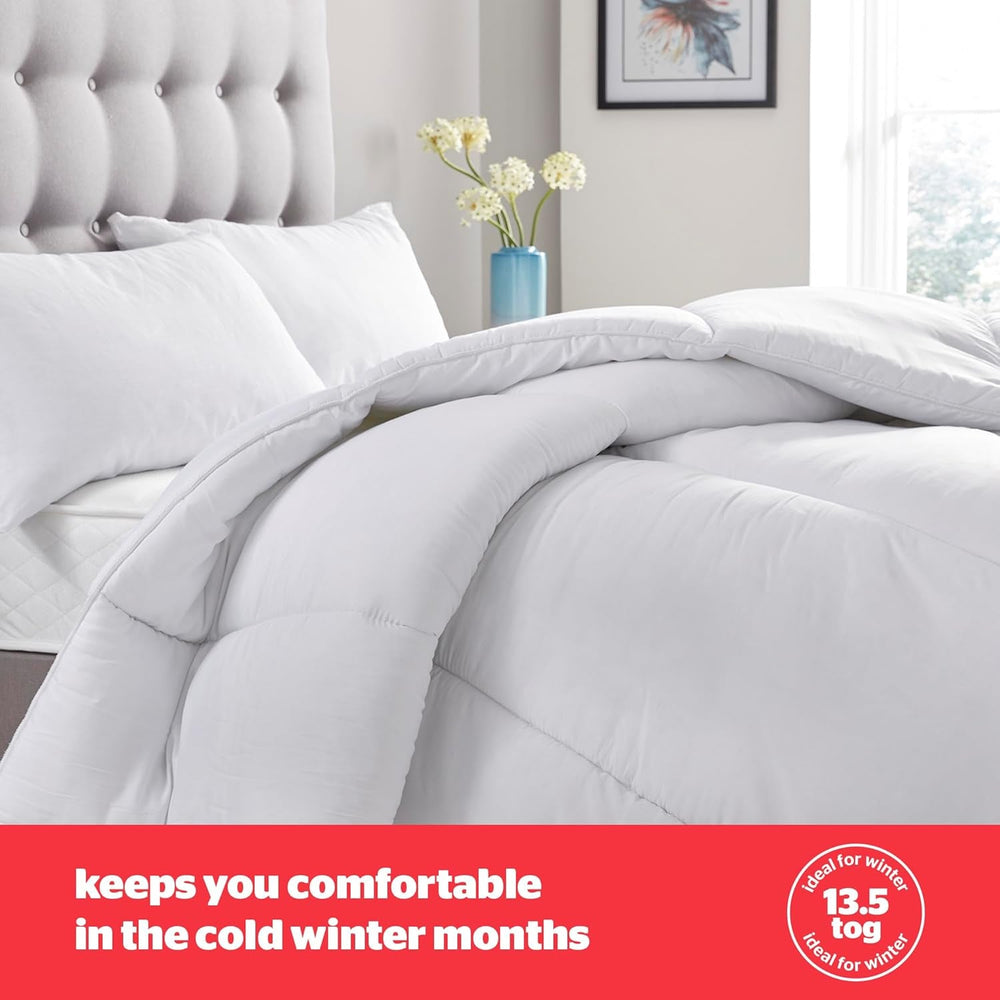 Silentnight bounceback duvet, 13.5 tog, king size, cotton blend fabric, white, king size Duvets and quilts Naty Shop