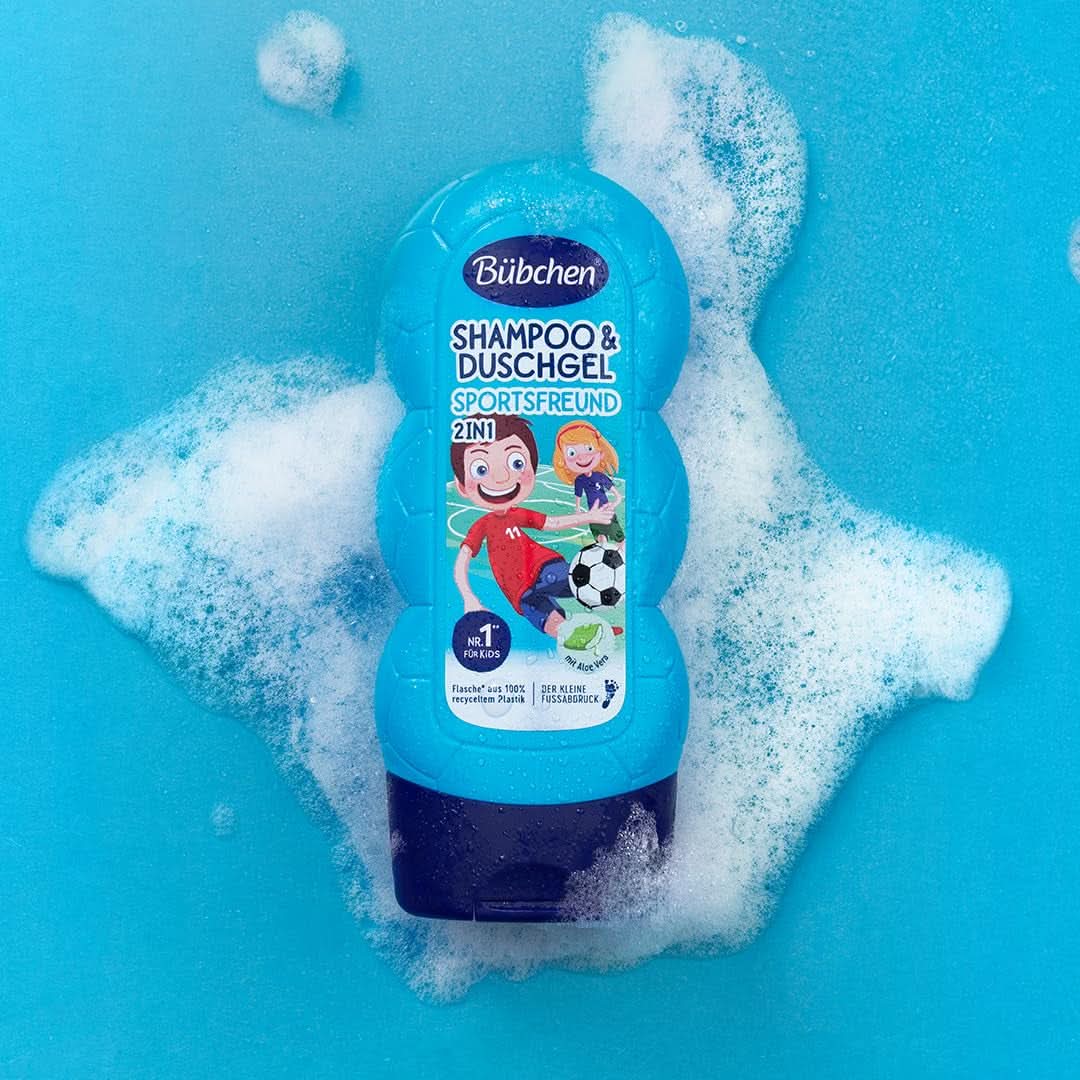 Bübchen Sportsfriend 2In1, Shampoo and shower gel, 230 ml Shower and bath Naty Shop