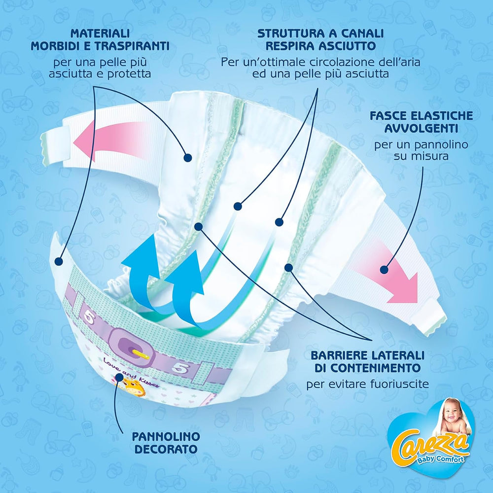 Baby Comfort XXL | Size 6 (16-30kg) | 140 diapers