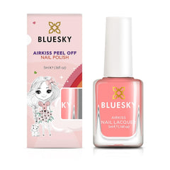 Bluesky Kids nail polish - Sea Shell, Coral. Easy Peel Off Non-Toxic Water Based No Gliding Nail Polish for Kids 5ml