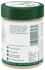 Fuchs Gewürze - Zwiebel granuliert - Gewürz für Saucen oder Nudelgerichte - natural Ingredients - 70 g in wiederverwendbarer, recyclebarer Dose