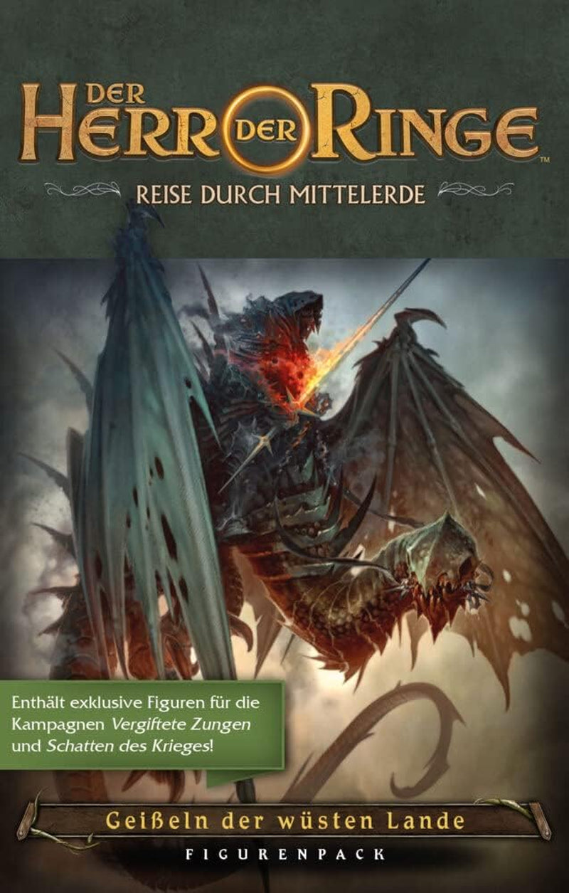 Fantasy Flight Games, The Lord of the Rings: Journeys to Middle Earth, Core Set, Expert Game, Dungeon Crawler, 1-5 Players, Ages 14+, 60+ Minutes, German, Multicolor.