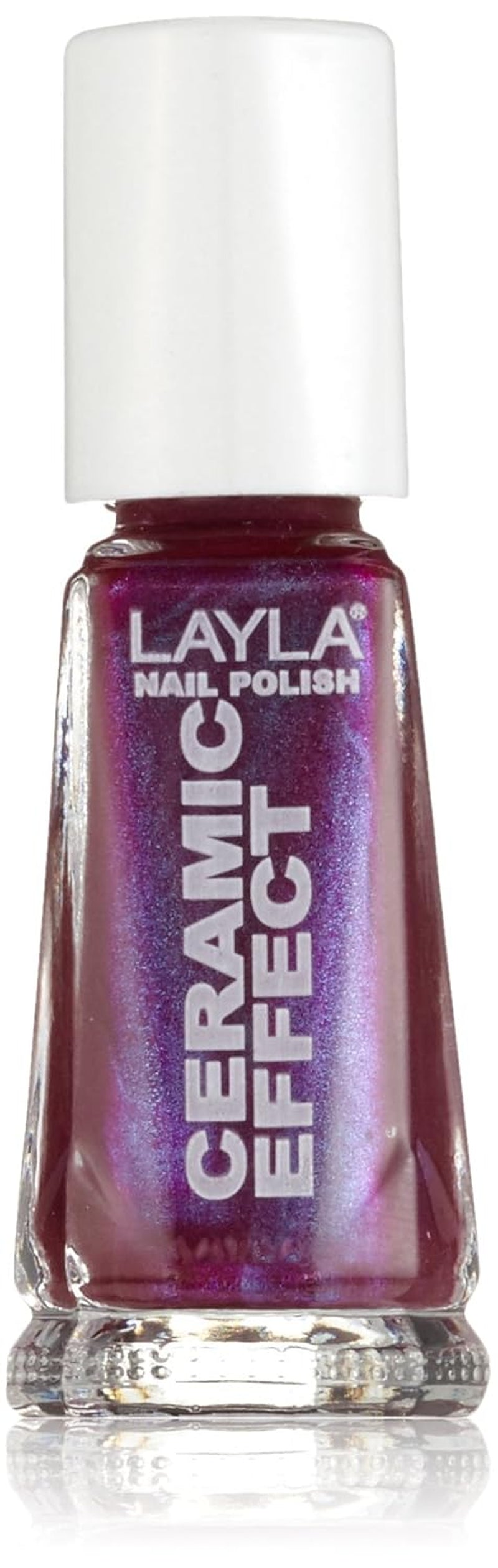 Cosmetics 1243R23-109 Ceramic Effect Nail Lacquer - orange fluo, 1er pack (1 x 0.01 l)