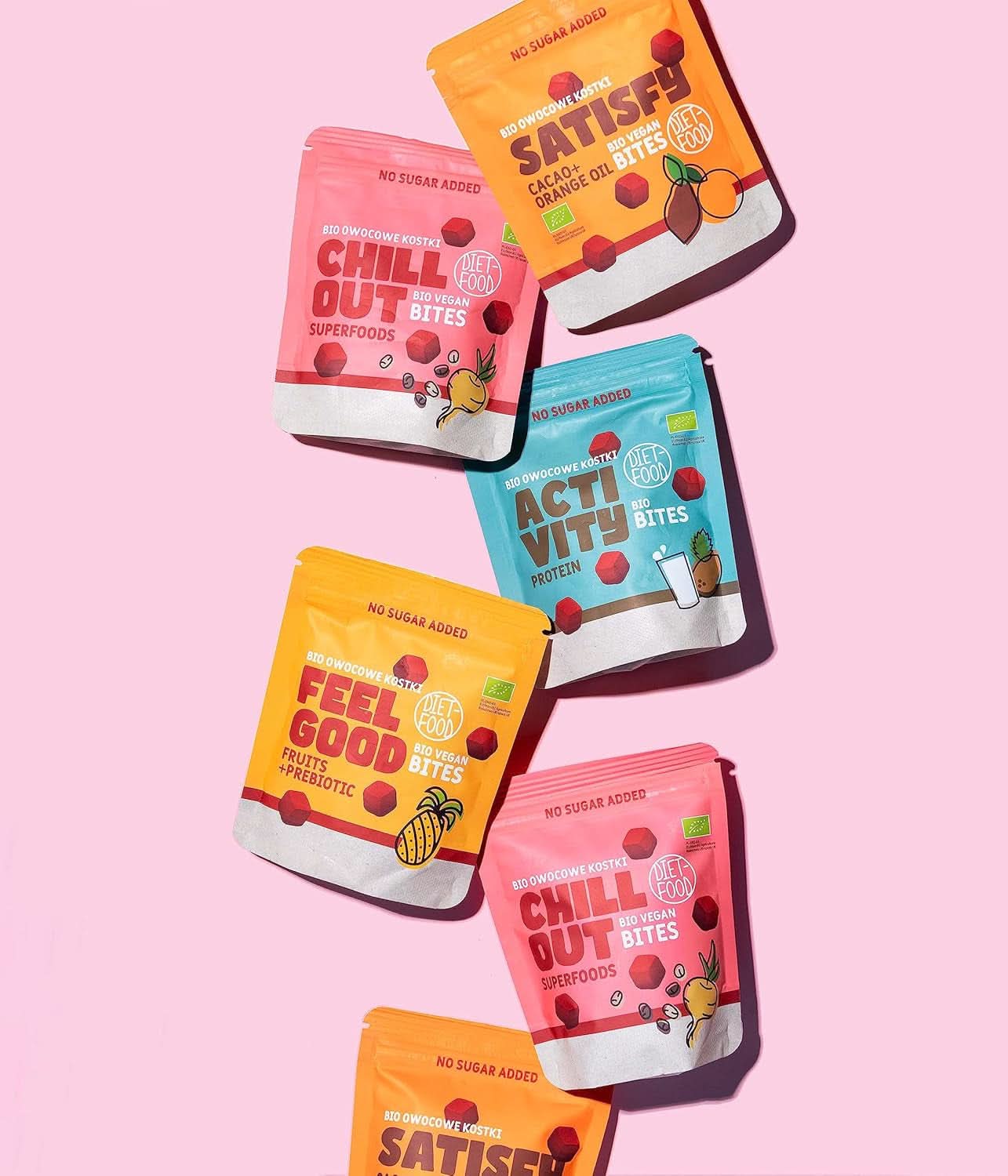 Organic fruit cubes, 100% fruit, 120 grams Naty Shop dehydrated products