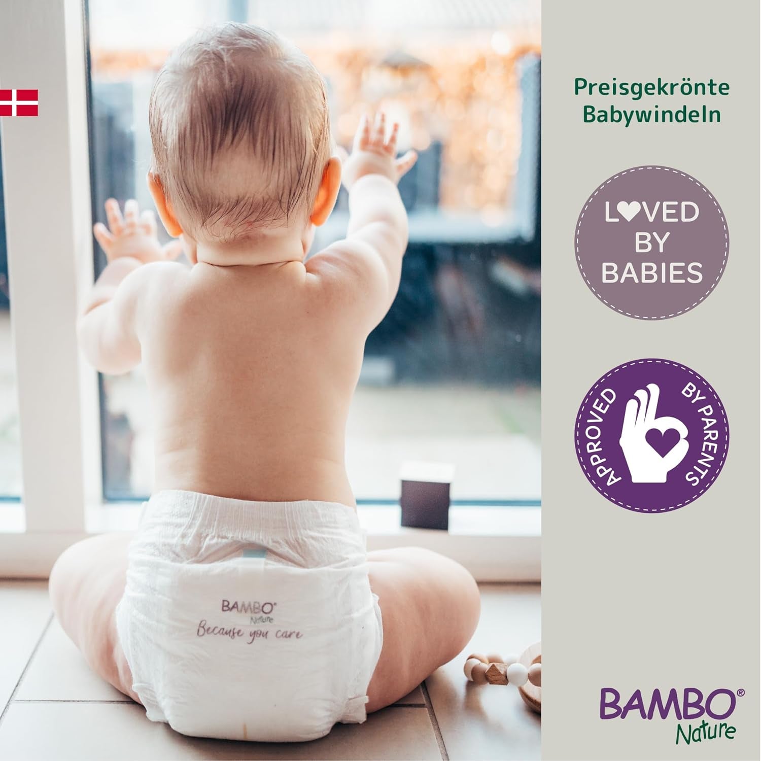 Bambo Nature baby diapers, size 4 (7-14 kg) - 48 pieces. Premium Diapers with Enhanced Leak Protection | Ultimate comfort and freedom for active kids | Dermatologically tested diapers