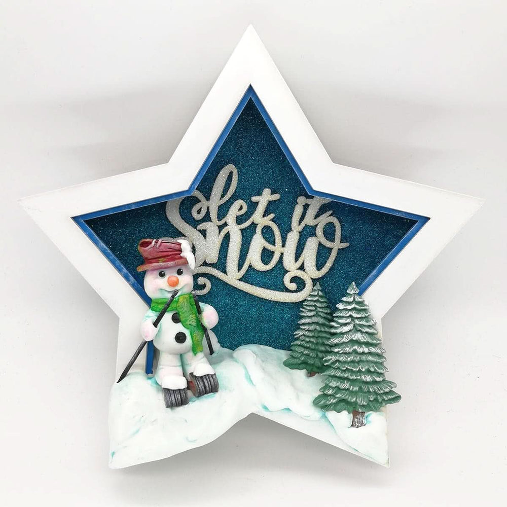 Katy Sue, Silicone Mold, Snowman Kitchen Naty Shop