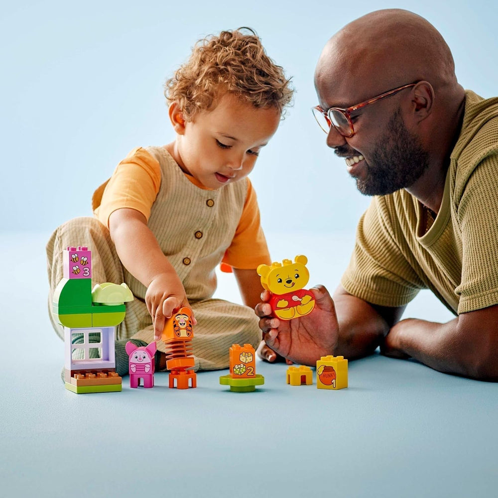 LEGO DUPLO - Disney Winnie the Pooh's Birthday Party - educational toy for preschoolers - set of 3 minifigures including Winnie the Pooh, Tigger and Piglet - gift idea for boys and girls from 1.5 years 10457 Beuche building sets den LEGO-Store