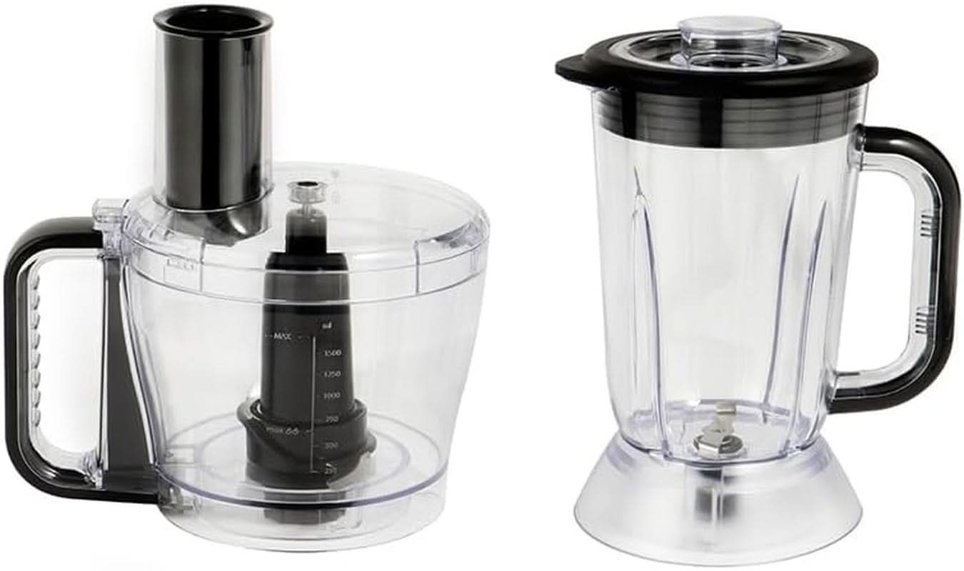 Russell Hobbs Food Processor [Blender/Vegetable Chopper/Table Blender/Chopper/Blender] Food Processor (Kneading, Mixing and Slicing), Matte Charcoal Kitchen Naty Shop