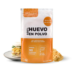 Eipulver aus Freilandeiern (1 kg) | Pasteurisiertes Vollei Pulver | Ohne Zusatzstoffe | Glutenfrei & laktosefrei | Vakuumverpackung im Zip-Beutel