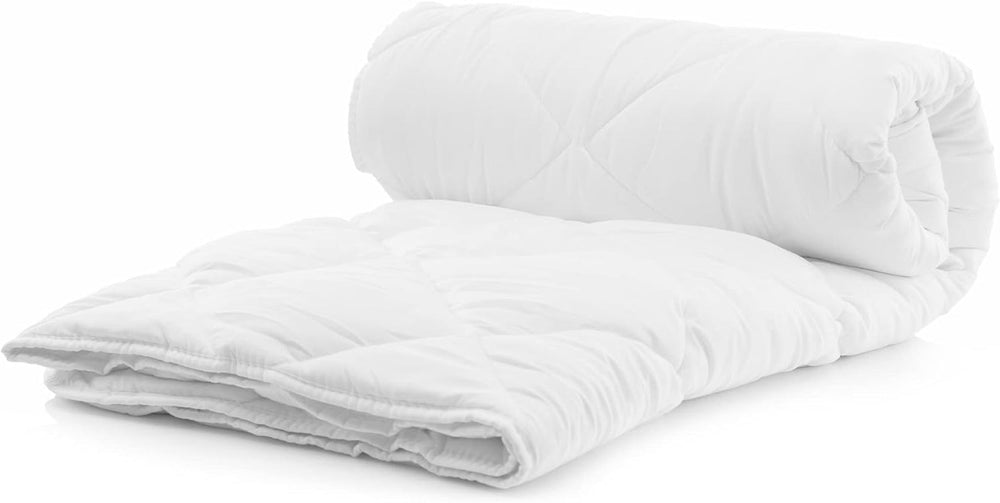 Komfortec Summer Blanket 135X200 Cm, 170Gsm, Thin and light blanket for summer, anti-allergic blanket, white Duvets and quilts Naty Shop 135X200 Cm Summer blanket