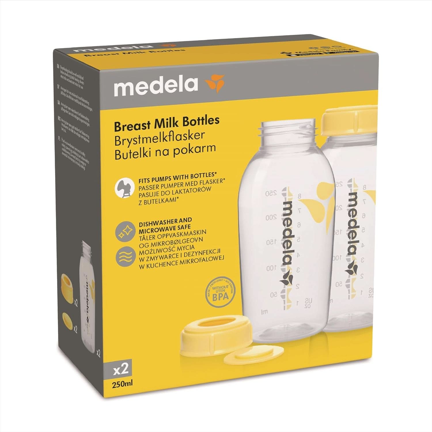 Medela 008.0137 Baby bottle with teat, multicolored Accessories Food and Breastfeeding Bebe Naty Shop