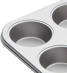Kitchen Craft Muffin Baking Tray, Non-Stick Cover, Holds 12 Muffins, 35cm X 27cm Naty Shop Baking Pans & Trays