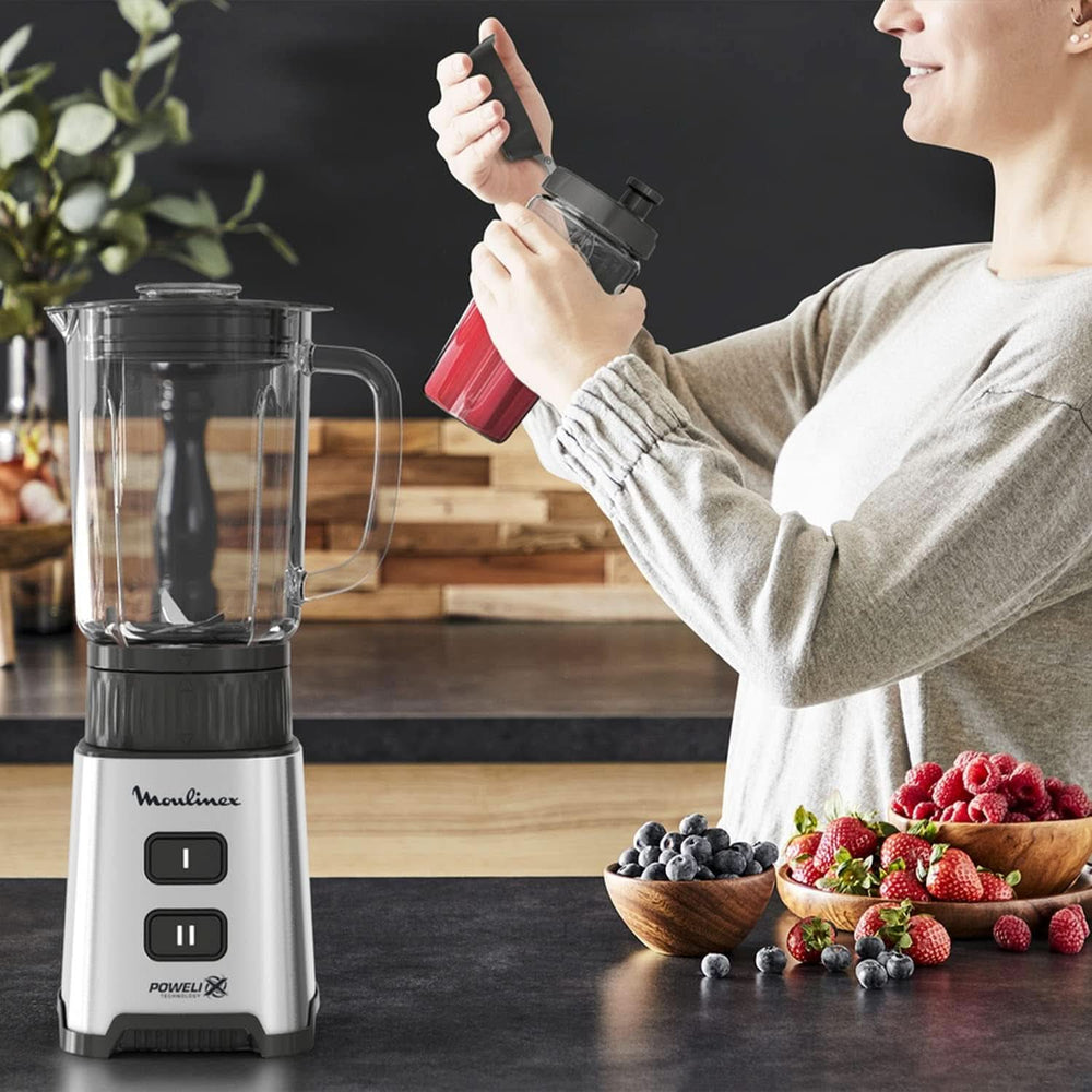 Blender Pulseo LM17GD, 400 W, 4 blades, 700 Ml, Portable container 600 Ml Kitchen Naty Shop