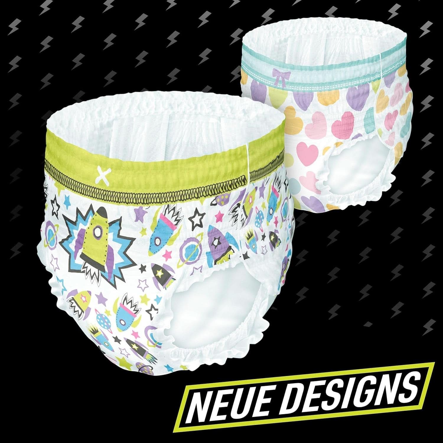 Ninjamas Spaceship Pajama Pants, 10 Absorbent Night Pants, 7 Years, 17Kg-30Kg Mother and Child Naty Shop