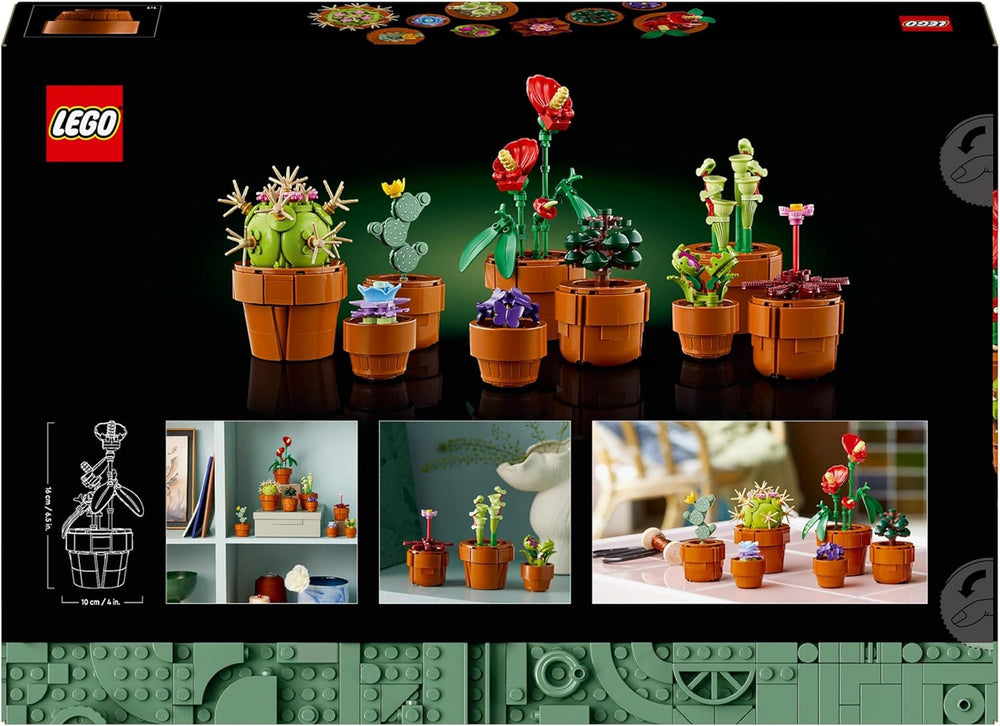 LEGO Icons Mini Plants, 9 Buildable Artificial Flowers, Botanic Collection Set for Adults with Buildable Terracotta Pot, Home Decoration, Gift for Women and Men 10329 Building Sets Besuche den LEGO-Store
