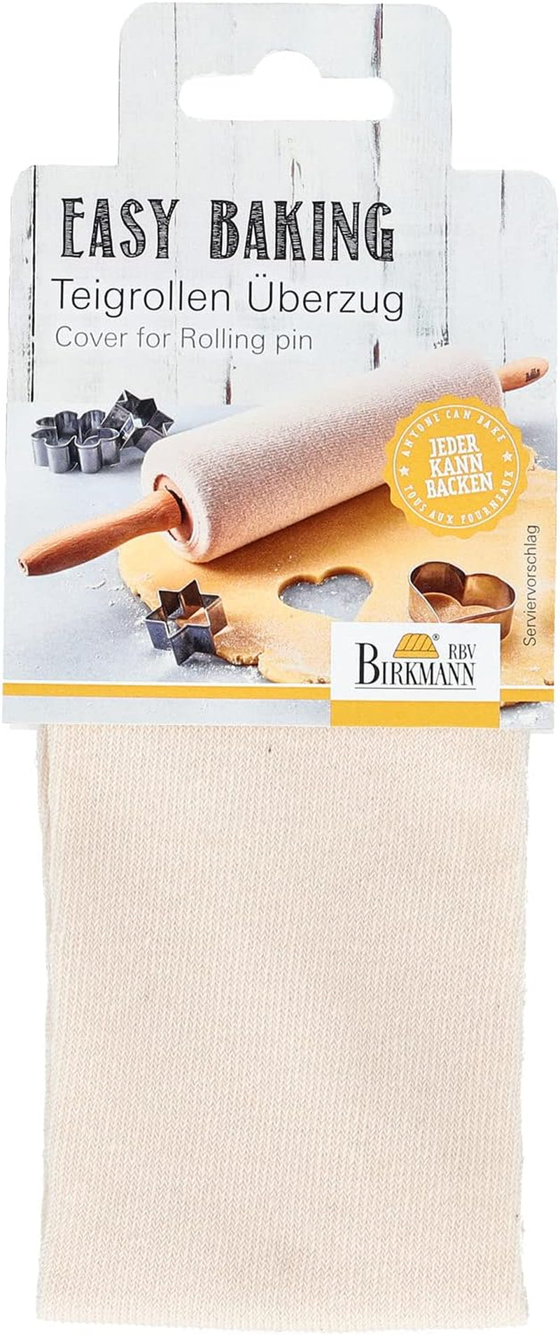 Birkmann, Teigrollenbezug, Easy Baking, Baumwolle, bei 30°C washable