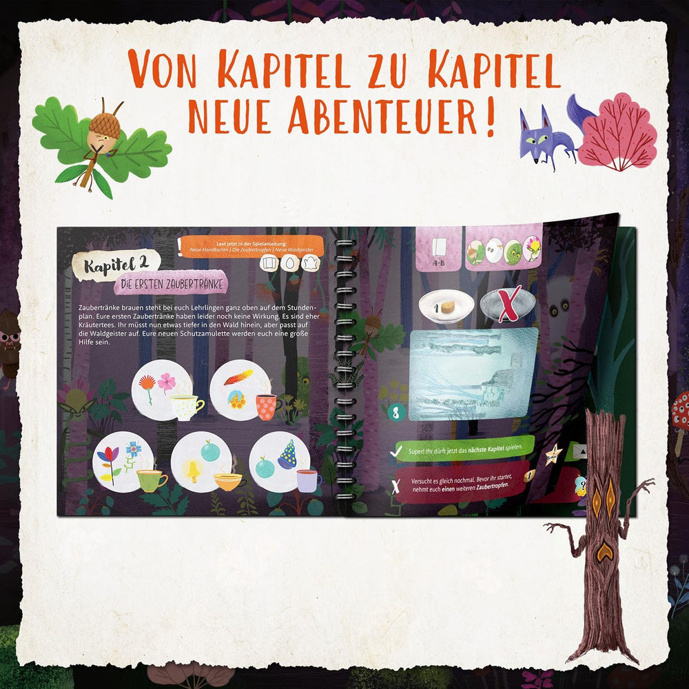 Kosmos 685027 Forest of Shadows, Cooperative game for 2-4 year olds, 7 years and up, Board game for kids, With excellent 3D material, In 18 chapters with about 15 minutes of play time