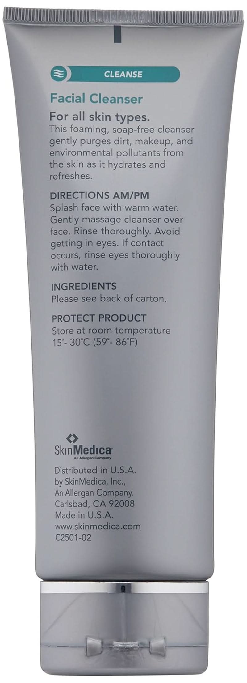SkinMedica Facial Cleanser - cleansing foam for normal or dry skin and perfect as a Naty Shop cleanser