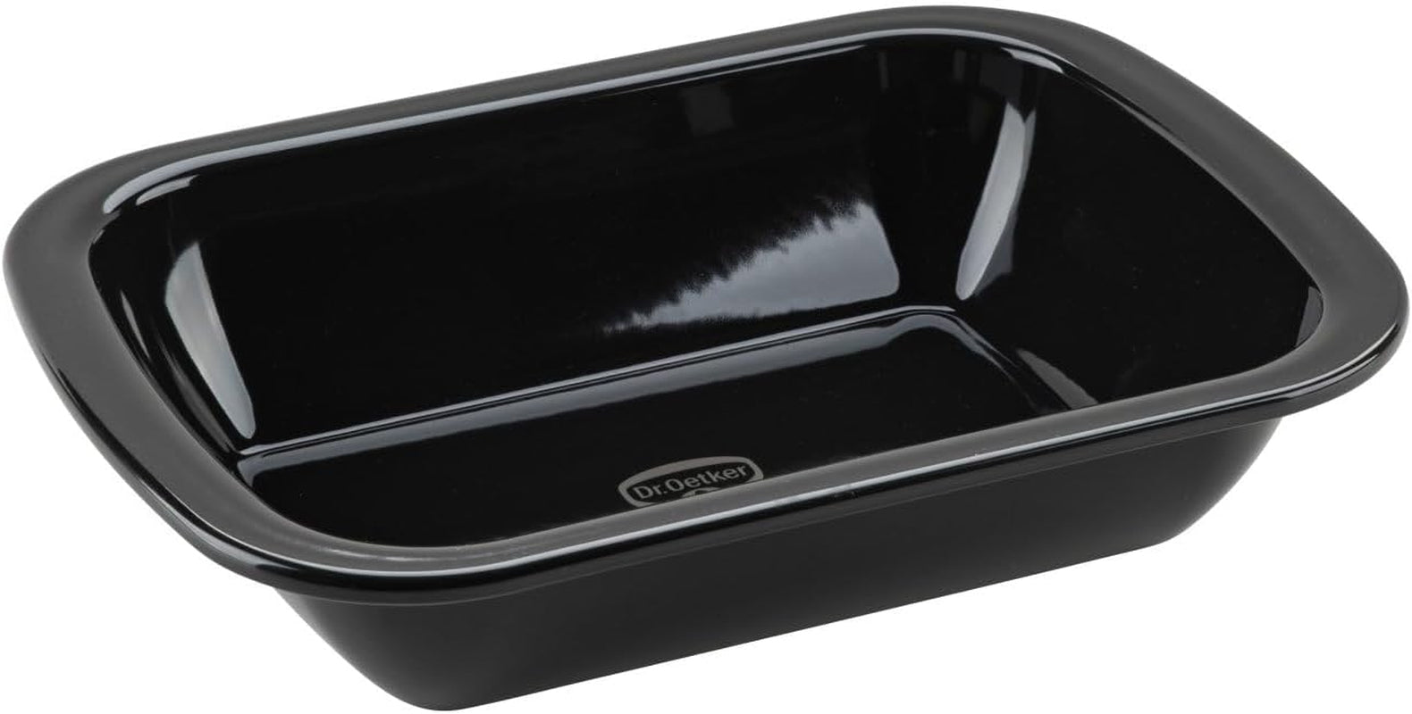 Dr. Oetker Back-Idee Kreativ Dessert- Und Auflaufform Aus Emaille, 39,5 X 28 X 6,5 Cm– Hitzebeständig Bis 400°C, Schnittfest, Kratzfest, Induktionsgeeignet, Schwarz Matrite si tavi pentru copt Naty Shop 28 X 21 Cm