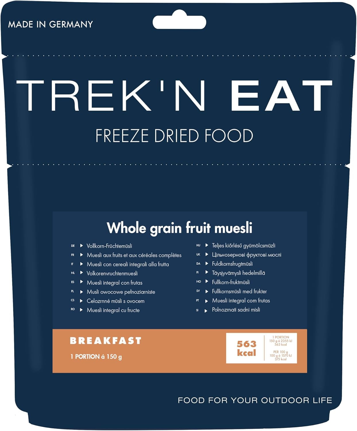 Trek'n Eat whole fruit muesli