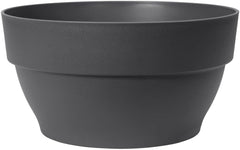 elho Vibia Campana Bowl 27 - Ghiveci de flori pentru exterior - Ø 27,0 x H 14,0 cm - Negru/Antracit