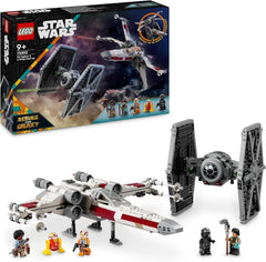 LEGO Star Wars TIE Fighter & X-Wing Mashup, Buildable Starfighter Toy, Gift Idea for Kids, Customizable Starships, Gift for Boys, Girls and All Fans 75393 Building Sets Besuche den LEGO-Store Default Title