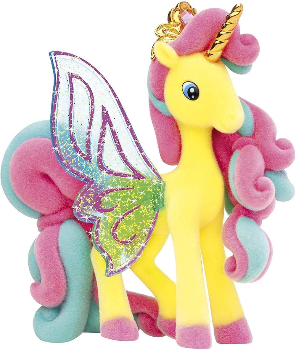Galupy Unicorn - Pachet de 3 figurine unicorn, jucării unicorn de colecționat, figurine ponei cu aripi strălucitoare și cristal Swarovski Action figures Naty Shop
