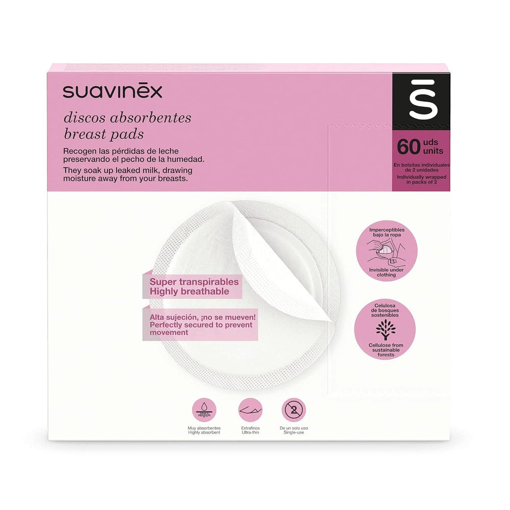 Suavinex 3182126 - Breastfeeding tampon pack of 60 Accessories Food and Breastfeeding Bebe Naty Shop