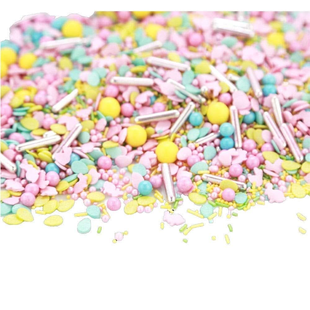 Super Sprinkles, Hoppladihopp, Sprinkles with Easter motifs, 90 grams Naty Shop